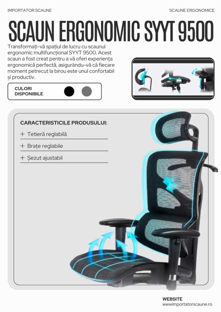Scaun de birou ergonomic SYYT 9500