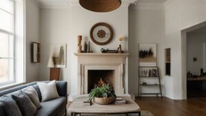 Inspiratii pentru designul modern al living-ului cu semineu